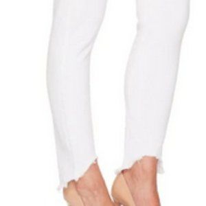 PAIGE Verdugo Crop Crisp White W/Arched Hem Jeans Sz. 25